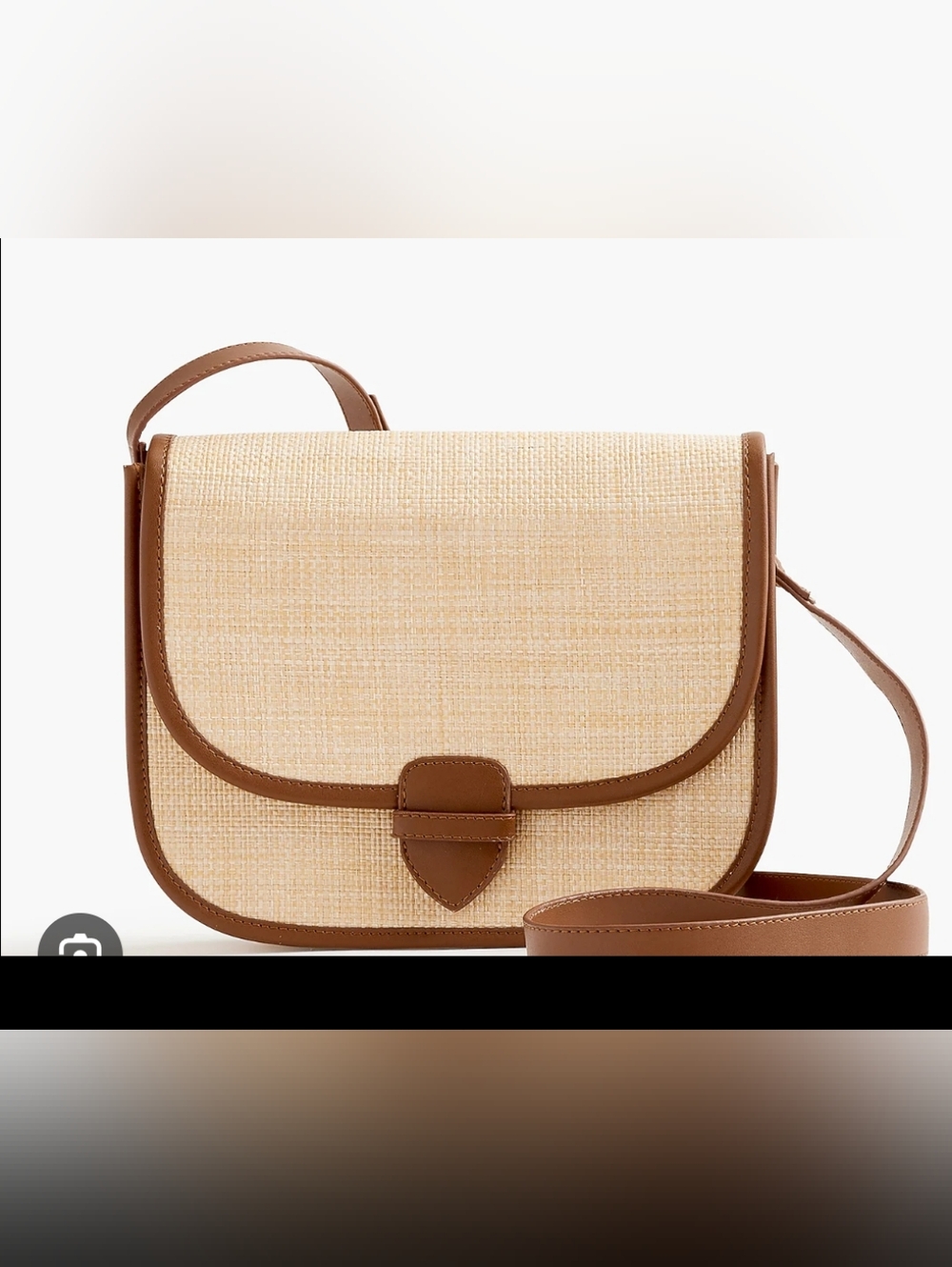 J.Crew Women’s Beige and Brown Crossbody Bag